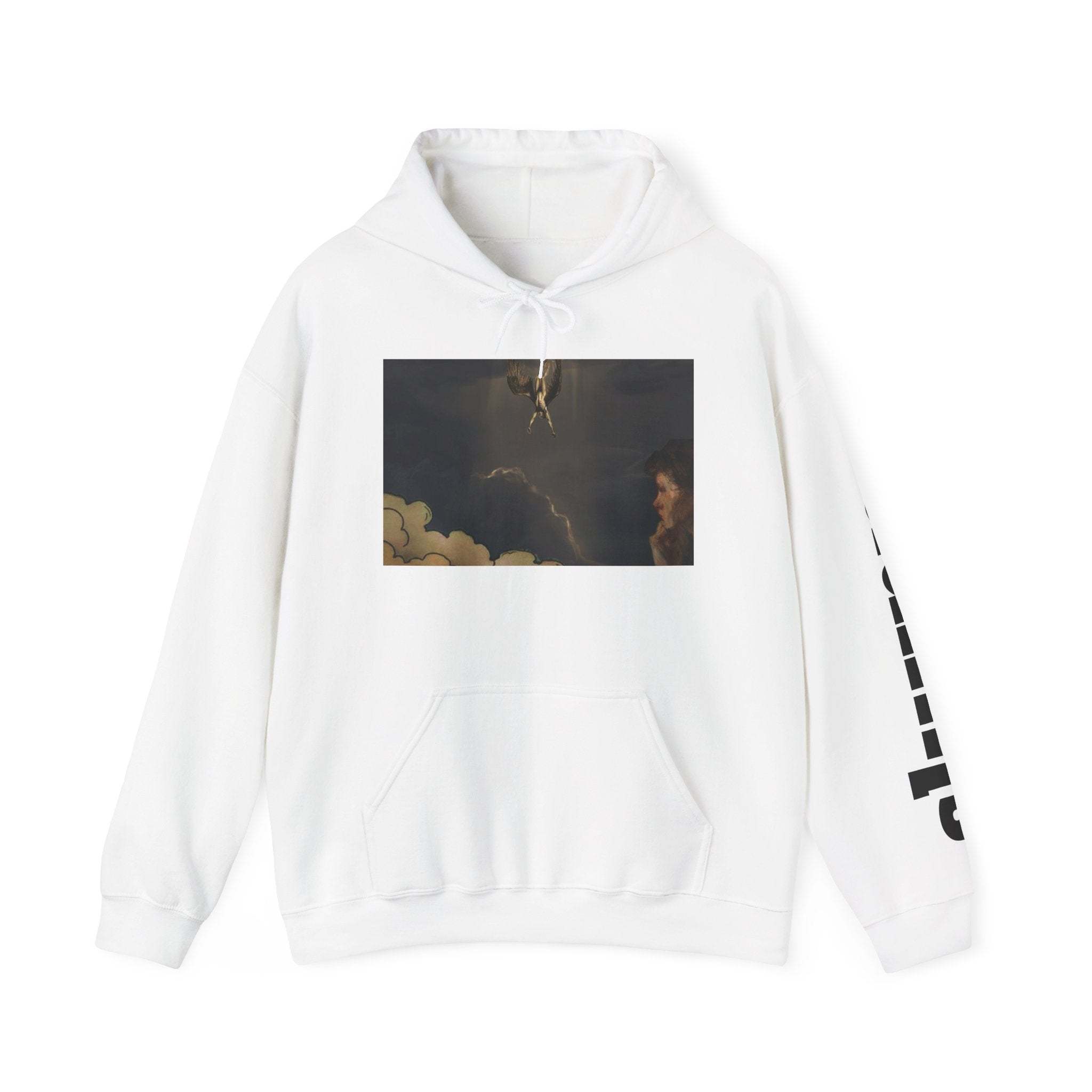 Drop-shoulder Sleeve Casual Sports Hoodie Sweater